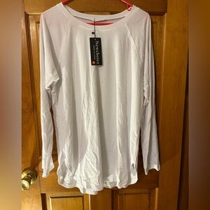 Newchoice White Long Sleeve Top NWT